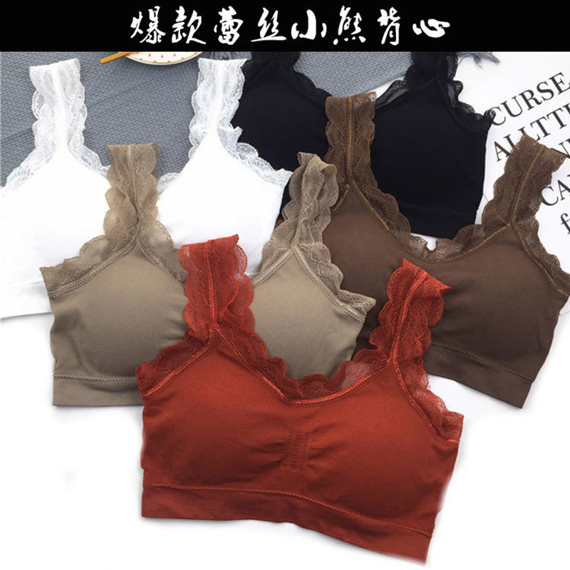 Bralette Triangle Set - Сексуальное кружевное белье 3D, бесшовный спортивный