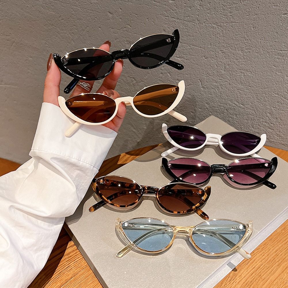 Sunglasses Cat Eye - Винтажные маленькие солнцезащитные очки унисекс в