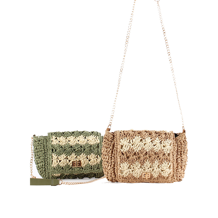Сумки-кроссбоди из соломки для – обзор и цена Crochet Bag Raffia