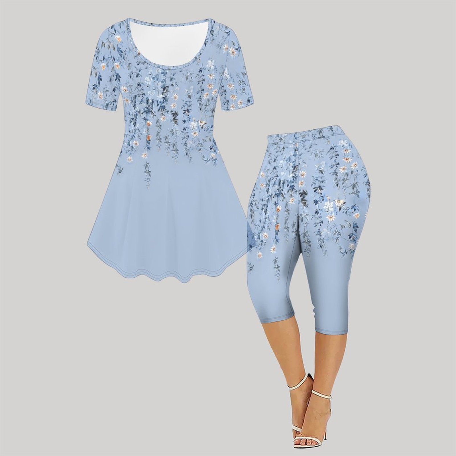 Комплект из 2 предметов: винта – обзор и цена Romper Floral Print