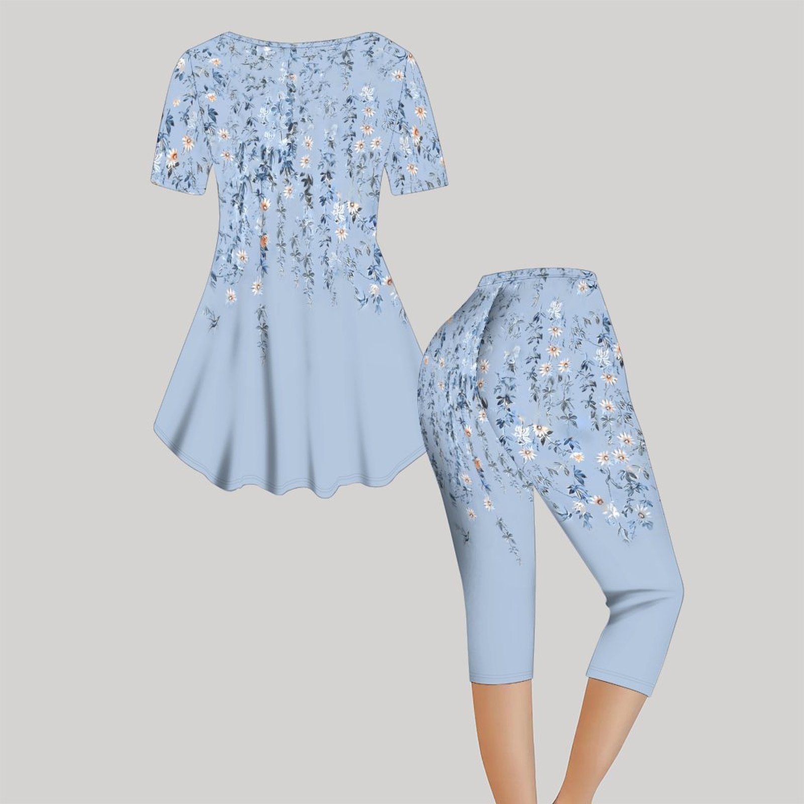 Комплект из 2 предметов: винта – обзор и цена Romper Floral Print